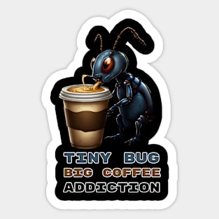 Bugging out on my morning brew! Sticker